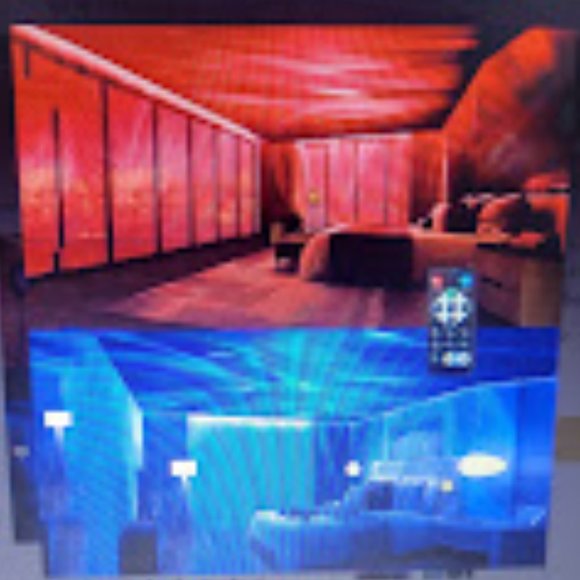 1pc Aurora Polar Projector Light Night Light With 7 Color Patterns & Remote - Picture 5 of 6